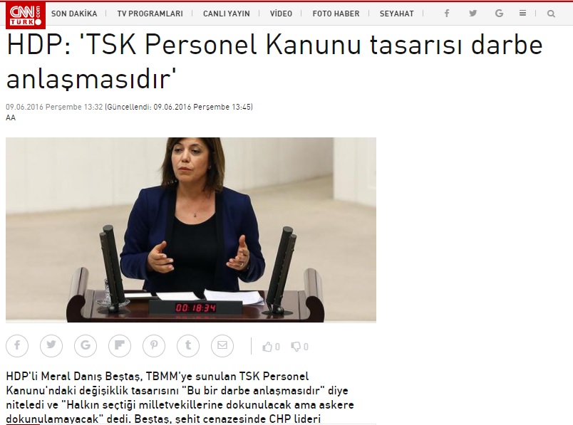 tsk kanunu-resmi gazete-degisiklik-hdp itiraz-aa haberi ...