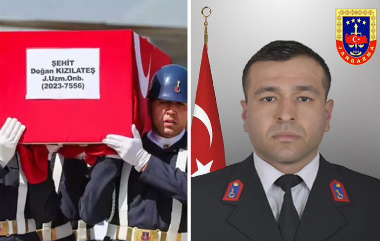 Şehit Jandarma Uzman Onbaşı’nın cenazesi baba ocağına getirildi